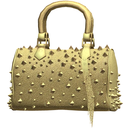 2000s Gold Y2K Vintage Studded Designer Bag | Roblox Item - Rolimon