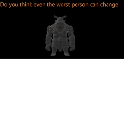 do you think event the worst person can change icon