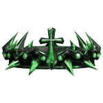 (CODE= 4773 ) Cross of Eternal Neon Thorned Crown