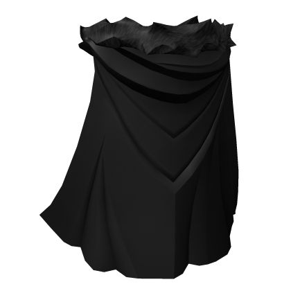 Black Fur Cape