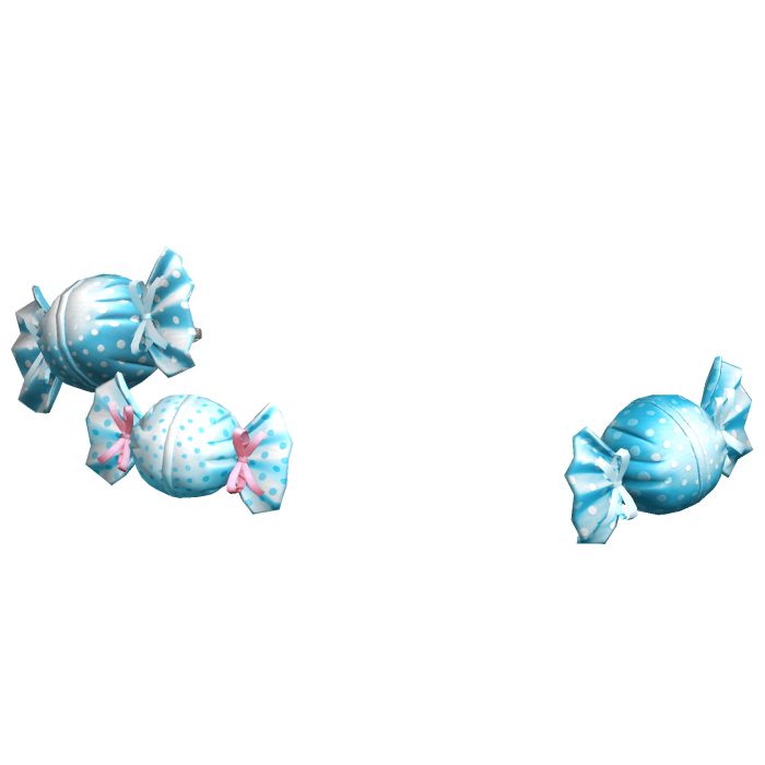Candy Core Hair Clips Sweet Cute Accessory Blue