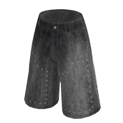 JDN -  Washed Charcoal Jorts Celana jorts 