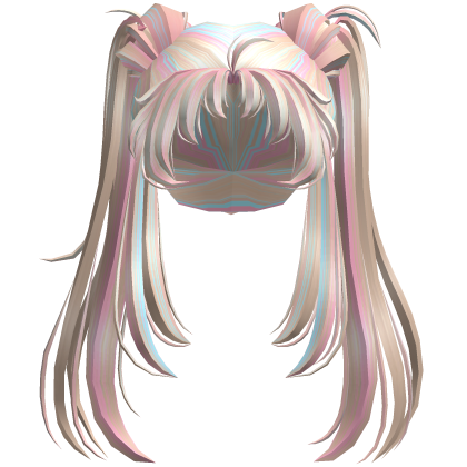 Flowing Long Candy Anime Buns Hair • DD21