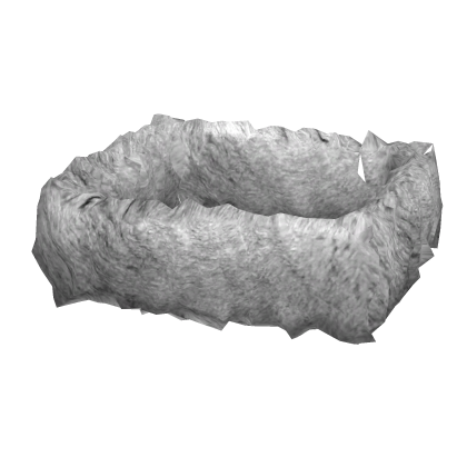 [R6] Left White Fur Cuff