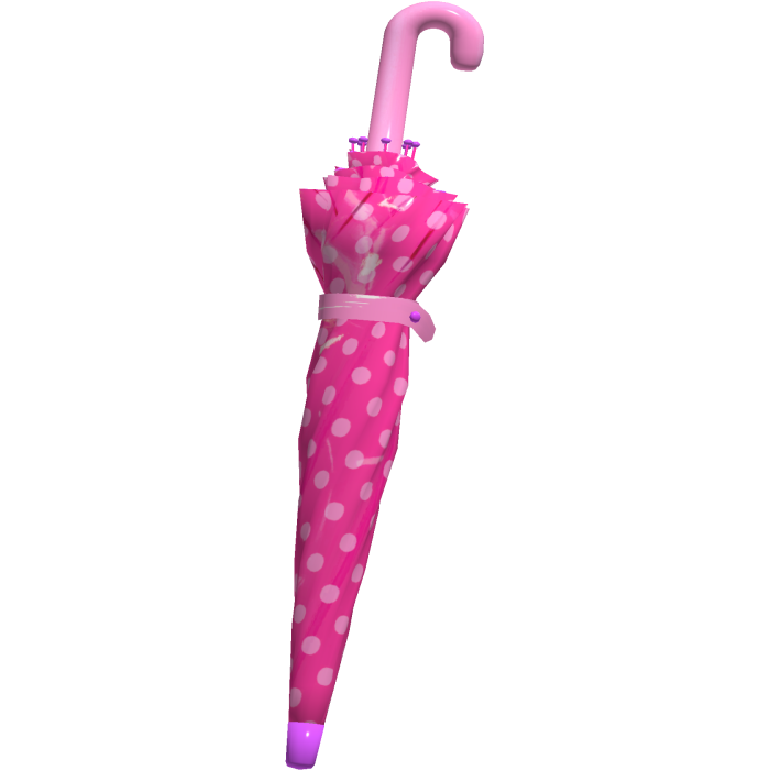 ♡ harajuku tweencore polka dot waist umbrella 