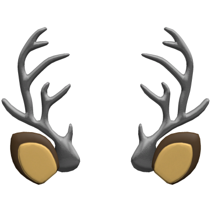 gray reindeer antlers