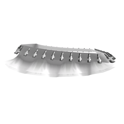 Punk/emo style skirt with ammunition details