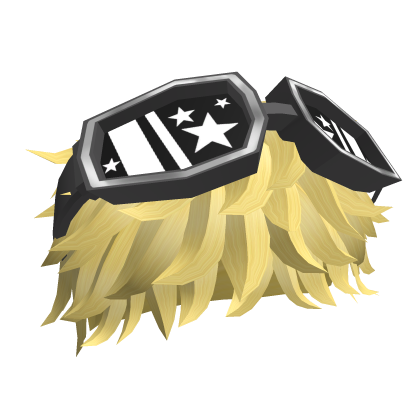 💵 Messy Boy Blonde Hair w/ Goggles Roblox item