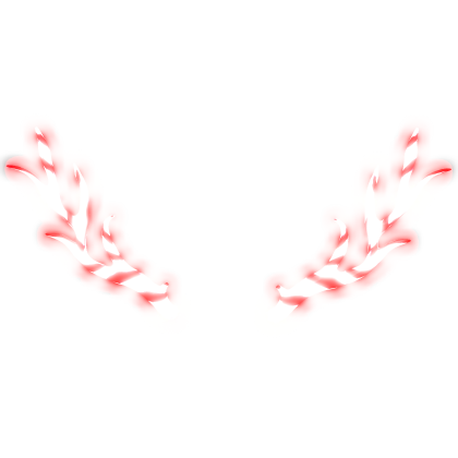 Christmas Emissive candy cane antlers (glowing)