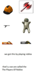 We Are The Players Of Roblox