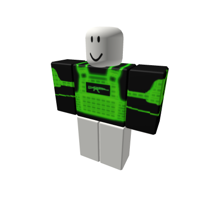 Neon Swat Millitary Army Vest Neon Face Mask Green