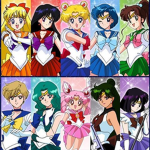 Sailor moon cosplayers