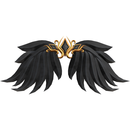 Divine Fallen Angel Wings - Black/Gold Roblox item