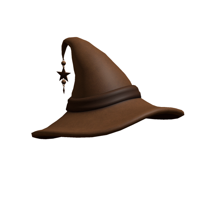 halloween brown witch hat