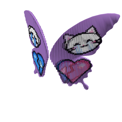 Kitty Glitch Butterfly Wings