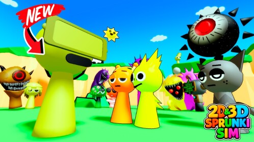 3D & 2D SPRUNKI SIM ✨ Sprunki Fans