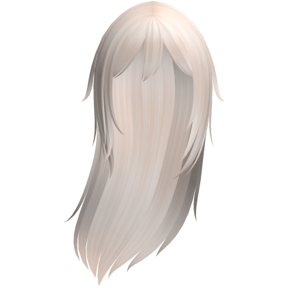 long emo windy ghost girl hair in blonde Roblox item