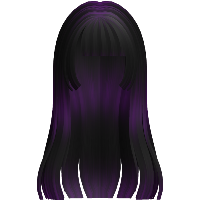 long purple skunk hime hair