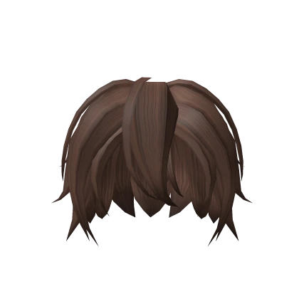 Roblox hair preview for Brown Anime Hair