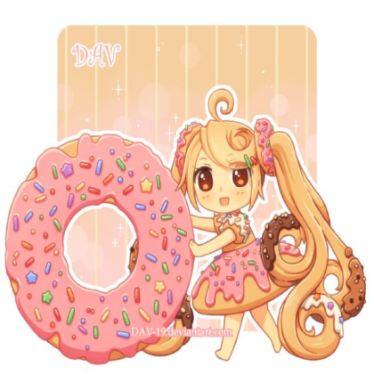 Doughnut Chibi Girl Roblox decal