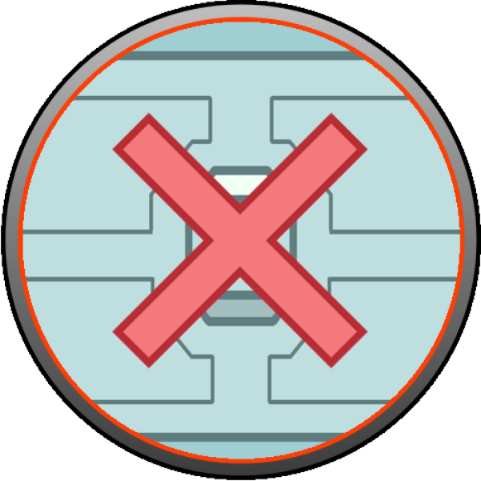 Among Us Door Lock Button Roblox decal