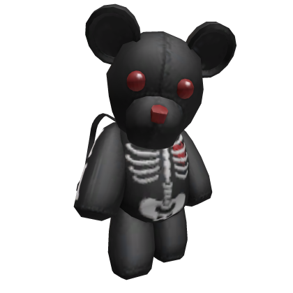 Y2K Black Skeleton Teddy Bear [3.0]