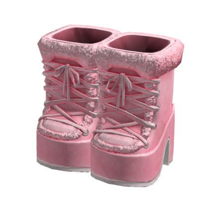 Fur Boots Pink