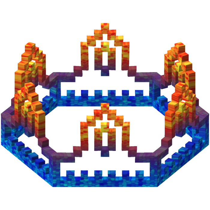 Rainbow Omega 8-Bit Royal Crown Outline (Addon)