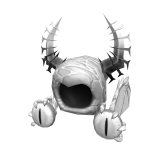 White Horned Dragon Hood