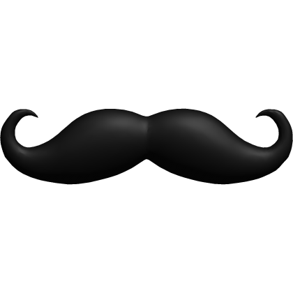 black mustache