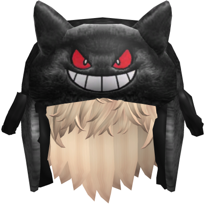 Black Monster Ushanka w/ Hair