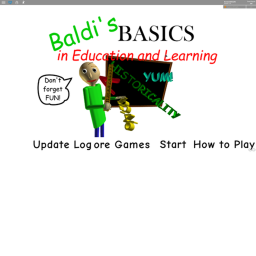 Escape Baldi Basics School House!