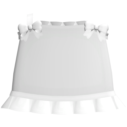 ♡ kawaii white ruffled dress w bows thumbnail