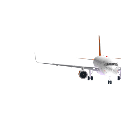 New working prop airline plane