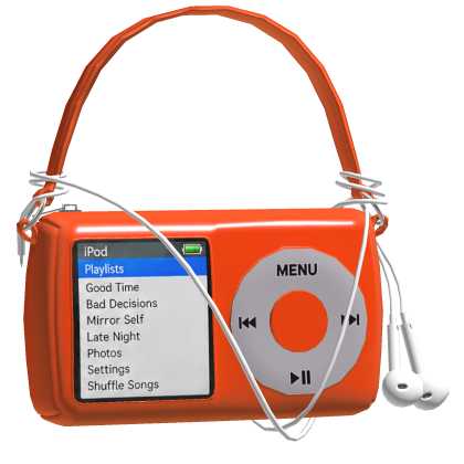 Orange MP3 Shoulder Bag