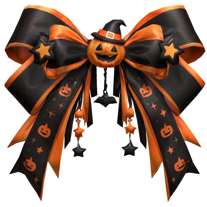 🎃Halloween Pumpkin Bow Clip Roblox item