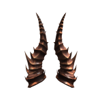 [ pbr ] Kheper Bronze Spiked Horns