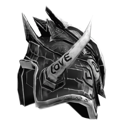 Ancestral Shoulder Armour - Right - White