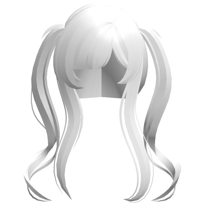 flowy long wispy moe vamp ponytails white