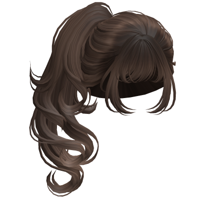 Messy Apple Girl Ponytail Brown