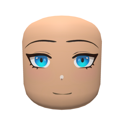 Mason Anime Face Blue Eyes - Positive Smile Roblox item