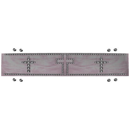⛧ gothic pink emo studded cross top Roblox item