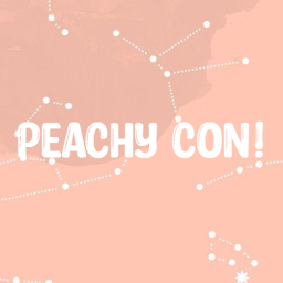 Peachy con! 🌻