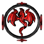 Flying Crimson Dragon Crown