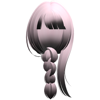 raiden shogun long anime braid pink black Roblox item