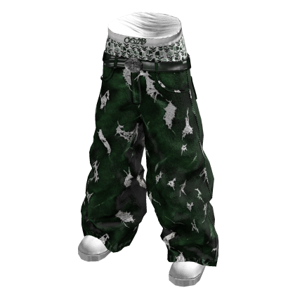 Saggy Skull Boxer Jeans