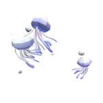 Blue Jellyfish Bloom