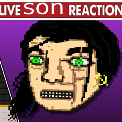 live son reaction (some hotline miami meme)