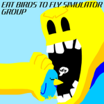 Eat birds to fly simulator group