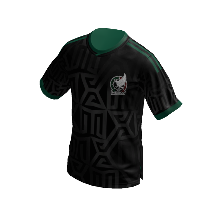 Mexico Black Aztec Jersey